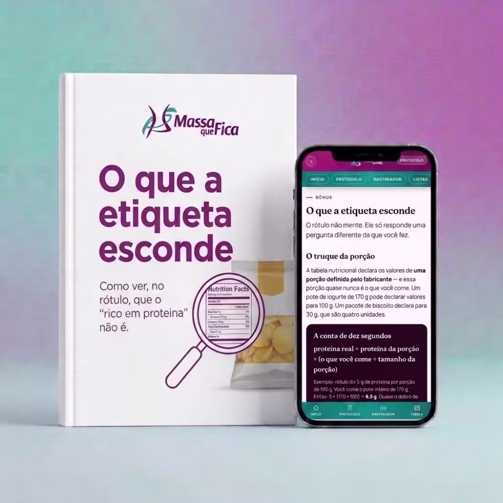 O que a etiqueta esconde